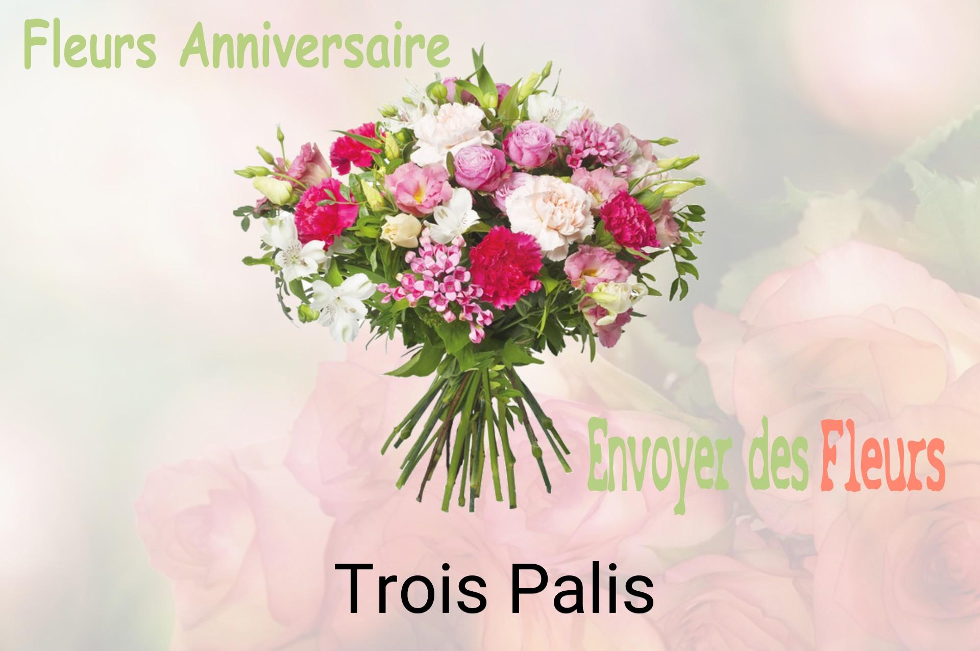 Bouquet de fleurs d’anniversaire livré à Trois-Palis