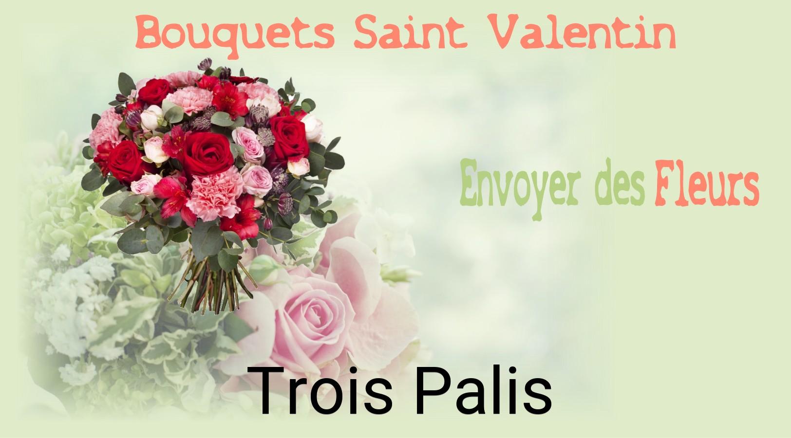 Roses de Saint-Valentin livrées à Trois-Palis